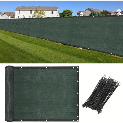 Privacy Screen Fence shown in the Green, 6x50ft (1.8X15m) option