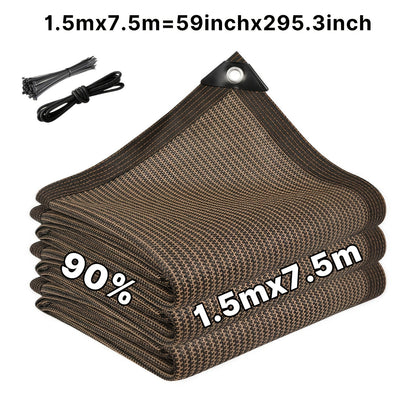 Privacy Screen shown in the Brown, 5'X25'(59x295.3inch) option