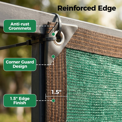 Heavy-Duty HDPE Privacy Screen with Added Privacy and Multiple Color Options detail image - detail view 10