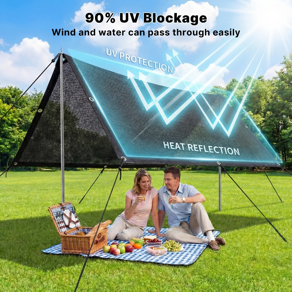 Heavy-Duty HDPE Privacy Screen with Added Privacy and Multiple Color Options detail image - detail view 12