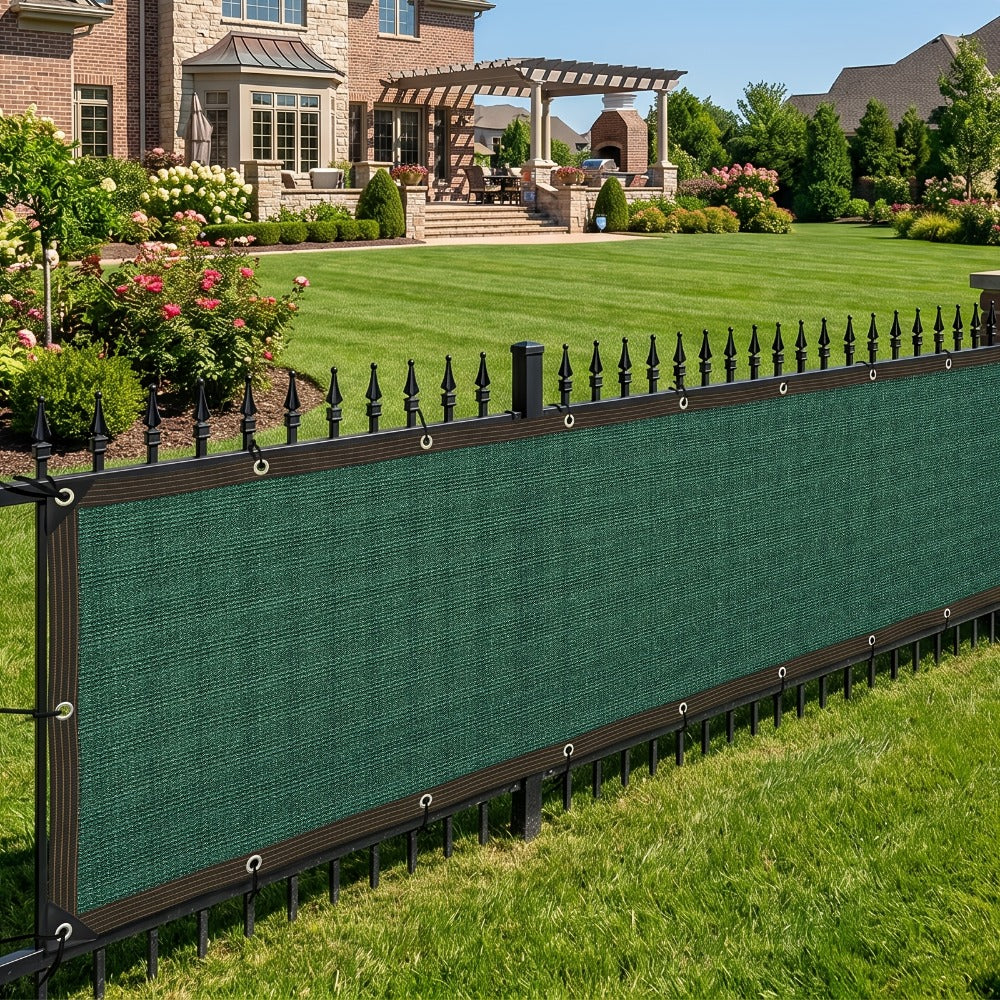 Heavy-Duty HDPE Privacy Screen with Added Privacy and Multiple Color Options detail image - detail view 14