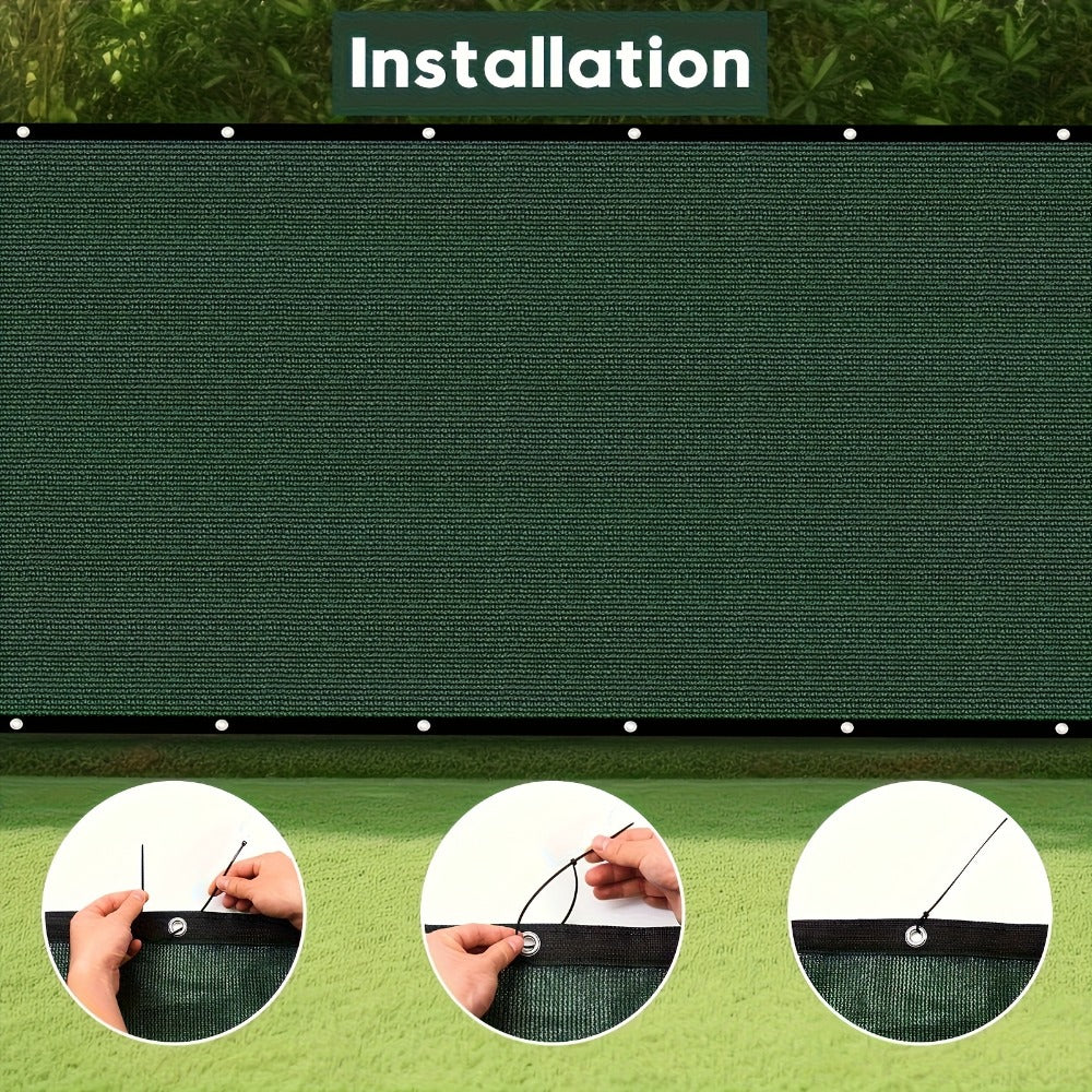 Heavy-Duty HDPE Privacy Screen with Added Privacy and Multiple Color Options detail image - detail view 15