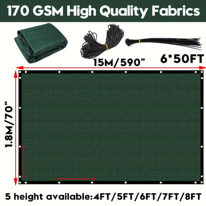 Heavy-Duty HDPE Privacy Screen with Added Privacy and Multiple Color Options detail image - detail view 17
