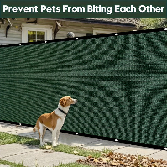 Privacy Screen, Privacy Fence Screen Heavy Duty HDPE Shade Cloth Mesh Barrier - 5x25ft shown in the main product view