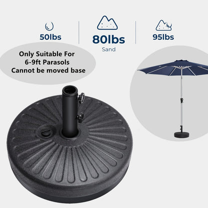 Umbrella Base shown in the 95lb Patio Umbrella Stand Base option