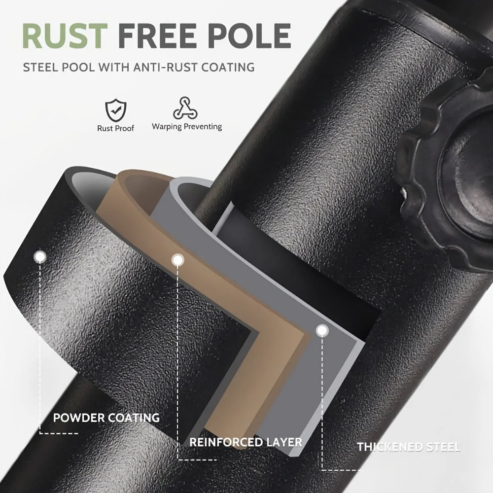 Heavy-Duty HDPE Umbrella Base with Rolling Wheels for Outdoor Shade and Protection detail image - detail view 10