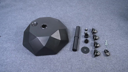 Heavy-Duty HDPE Umbrella Base with Rolling Wheels for Outdoor Shade and Protection detail image - detail view 14