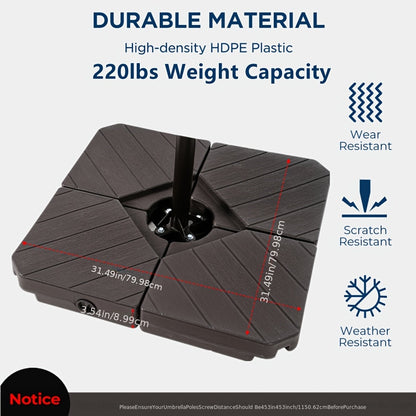 Umbrella Base shown in the Patio Umbrella Base Heavy Duty option