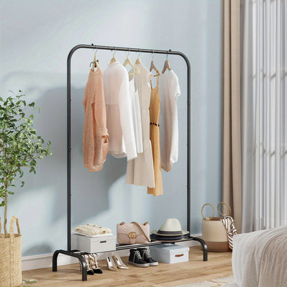 Clothes Rack shown in the Black option