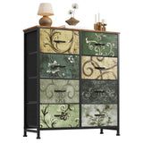 8 drawers