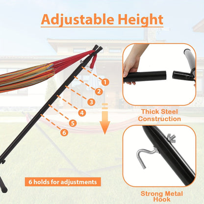 Heavy-Duty Metal Hammock Stand with Multiple Color Options for Patio detail image - detail view 7