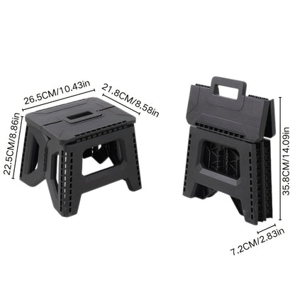 Folding Stool shown in the Black option