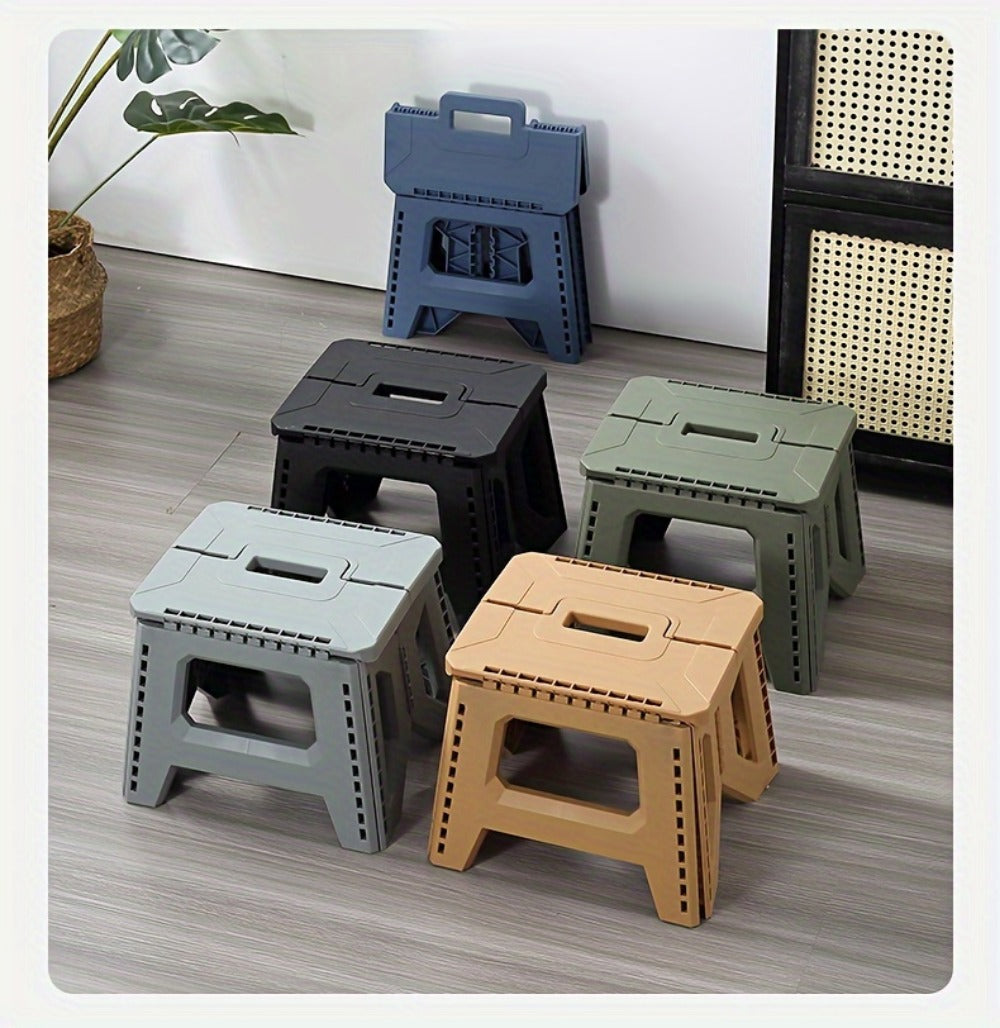 Heavy-Duty Plastic Folding Stool with Tool-Free Assembly and Multiple Color Options detail image - detail view 18