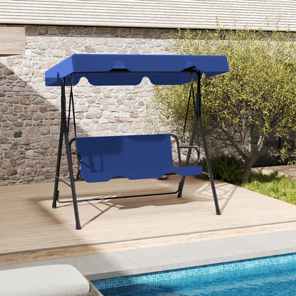 Porch Swing Set shown in the Blue option