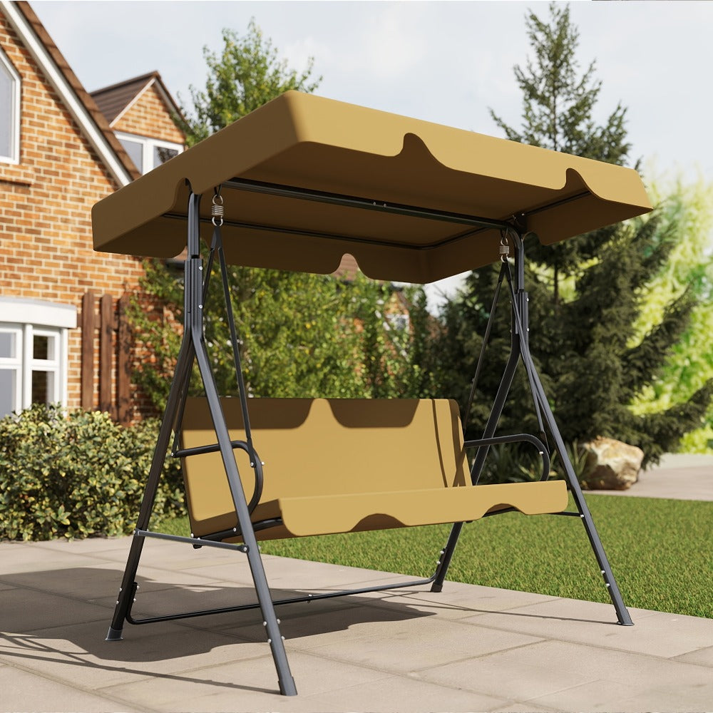 Heavy-Duty Porch Swing Set with Multiple Color Options for Patio detail image - detail view 7