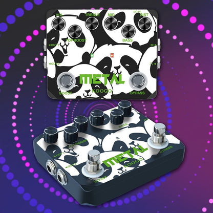 Heavy Metal Distortion Guitar Pedal, Realize The Sounds Of Metal, Rock And Punk, Muff Top Boost Distortion Guitar Effect Pedal With 80s Or 90s Metal Sounds And Earphone Useable Output Ture Bypass, Note That The Power Supply Is Not Included.