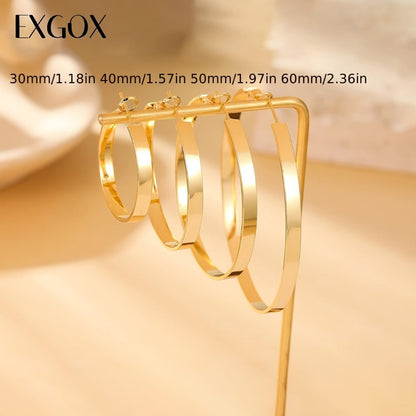 Hoop Earrings for Women - 925 Sterling Silver Hypoallergenic Cartilage for 30/40/50/60mm Simple - product detail view 7