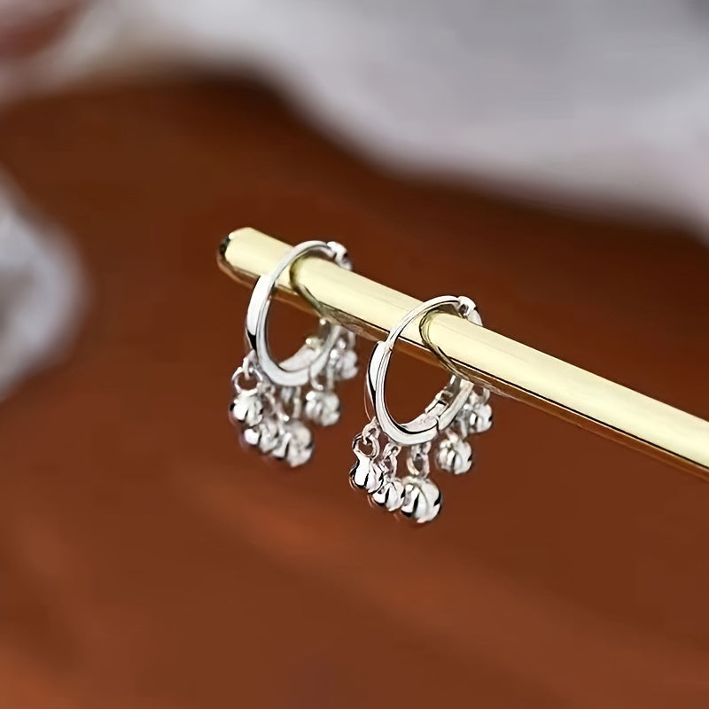 Hoop Earrings for Women - Sterling Silver with Zirconia Stones for 925 Hypoallergenic Sparkling for - product detail view 6
