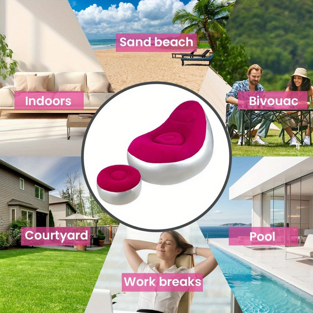 Inflatable Chair with Multiple Color Options for Comfortable Everyday Seating detail image - detail view 10