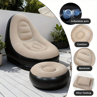 Inflatable Chair with Multiple Color Options for Comfortable Everyday Seating detail image - detail view 6