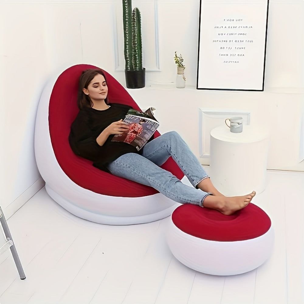 Inflatable Sofa with Tool-Free Assembly and Multiple Color Options detail image - detail view 13