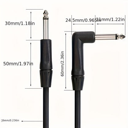 Instrument Cable, 10ft, 20ft, Premium, Quality, Electric for Connecting Instruments detail image - detail view 12
