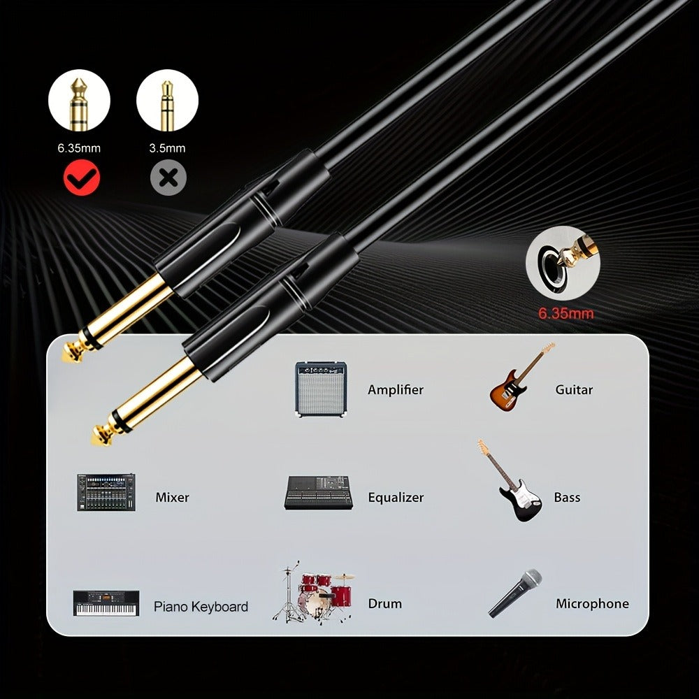 Instrument Cable, 20ft, 10ft, Pro, Audio, Guitar for Connecting Instruments detail image - detail view 10