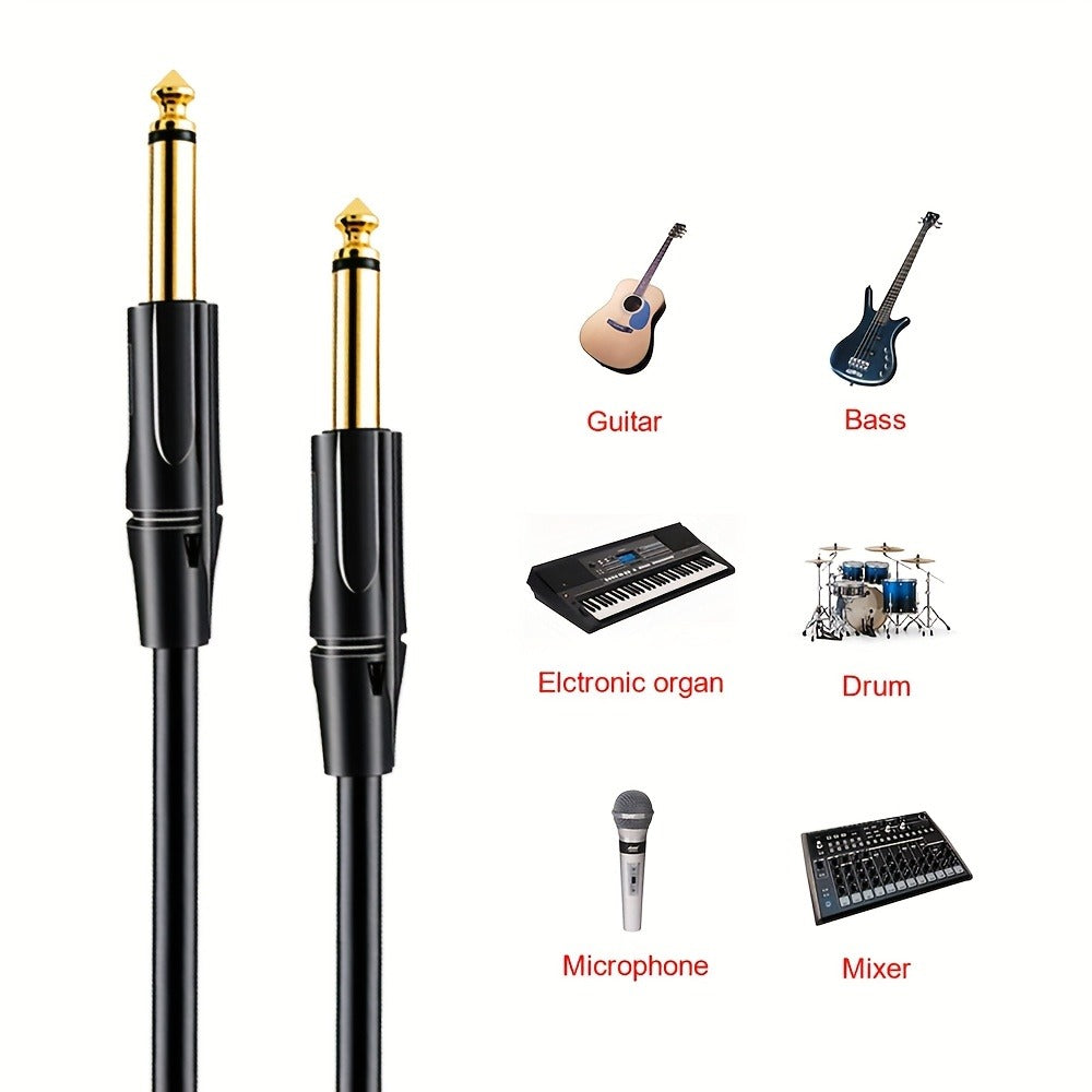 Instrument Cable, 20ft, 10ft, Pro, Audio, Guitar for Connecting Instruments detail image - detail view 4