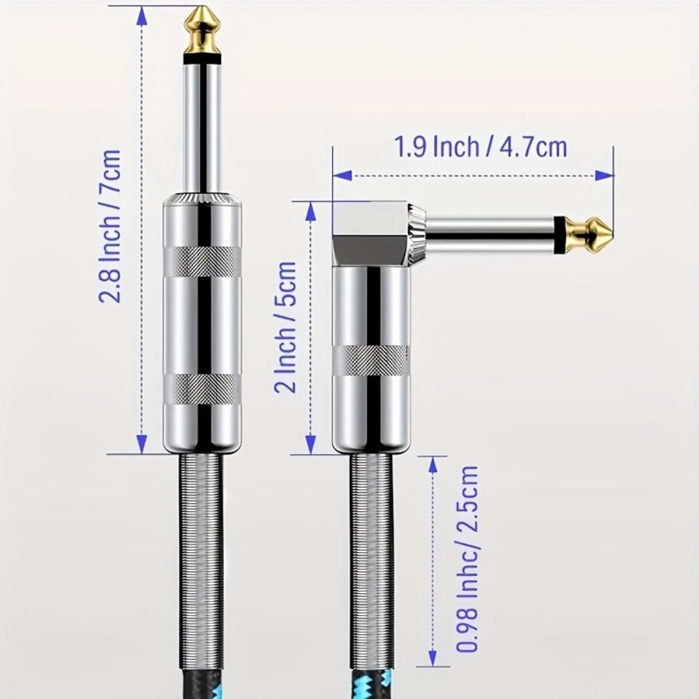 Instrument Cable, High-quality, 1/4-inch, Guitar for Connecting Instruments detail image - detail view 8