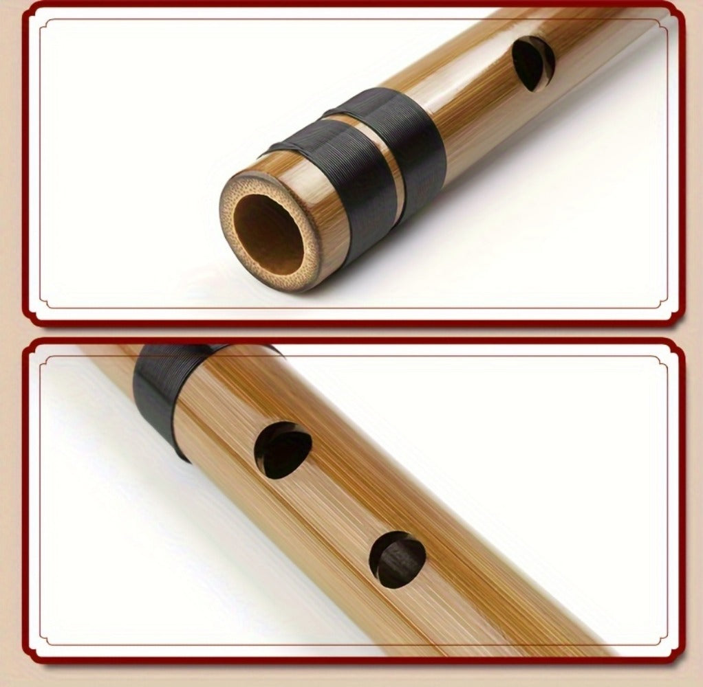 Japanese Bamboo Flute, Handmade 7/8-Hon Wind Instrument for Beginners detail image - detail view 10