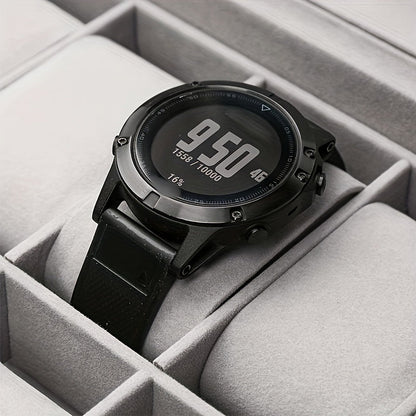 Jewelry Box - Watch 12 Slot Faux Leather with Lock - Single & Double Layer Watch Storage - product detail view 6