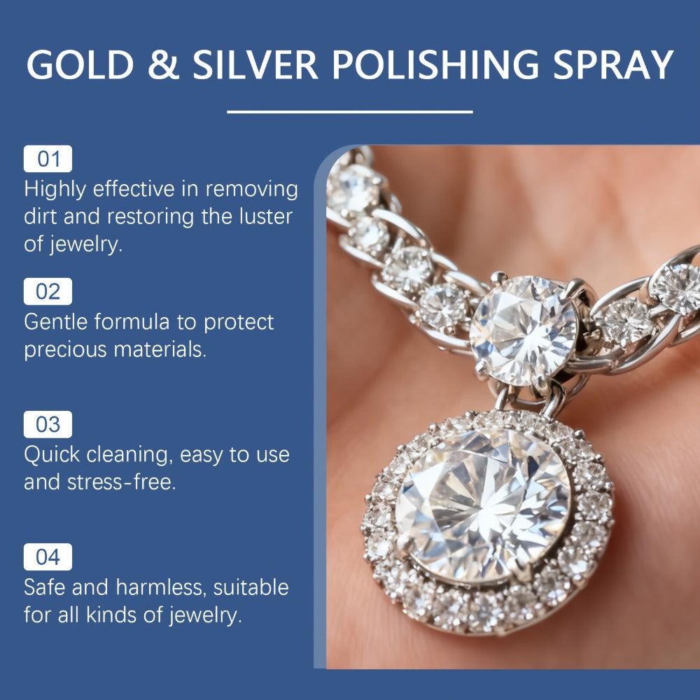 Jewelry Cleaner - Cleaning Spray 100ml High-Grade Anti-Oxidation Polish, Quickly Restores - product detail view 14