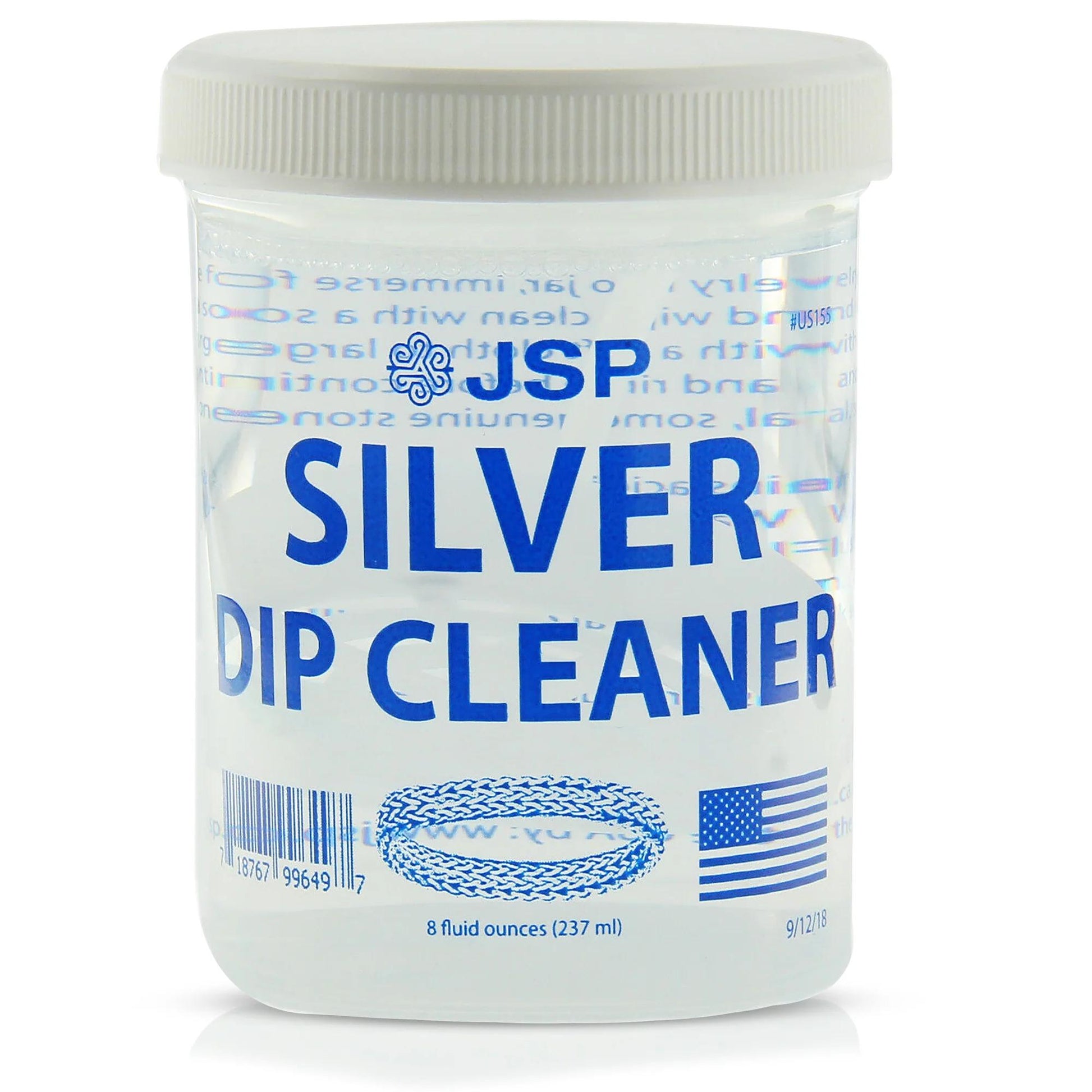 Jewelry Cleaner - Sterling Silver Dip 8 fl oz 925 & 999 Silver Tarnish Remover, Non-Abrasive - product detail view 9