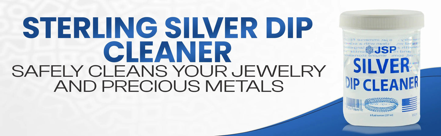 Jewelry Cleaner - Sterling Silver Dip 8 fl oz 925 & 999 Silver Tarnish Remover, Non-Abrasive - product detail view 16