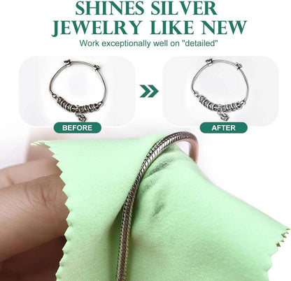 Jewelry Cleaner - Sterling Silver Dip 8 fl oz 925 & 999 Silver Tarnish Remover, Non-Abrasive - product detail view 19