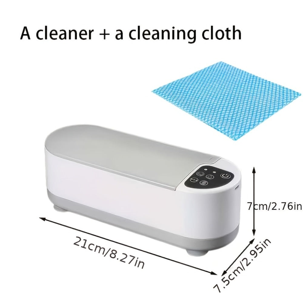 Jewelry Cleaner - Ultrasonic Machine USB Rechargeable Portable High-Frequency Vibration for - product detail view 3