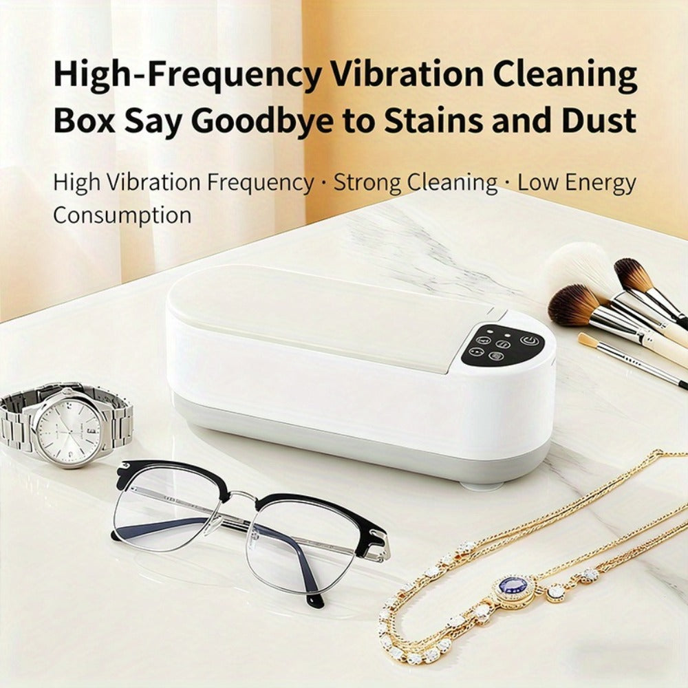 Jewelry Cleaner - Ultrasonic Machine USB Rechargeable Portable High-Frequency Vibration for - product detail view 4