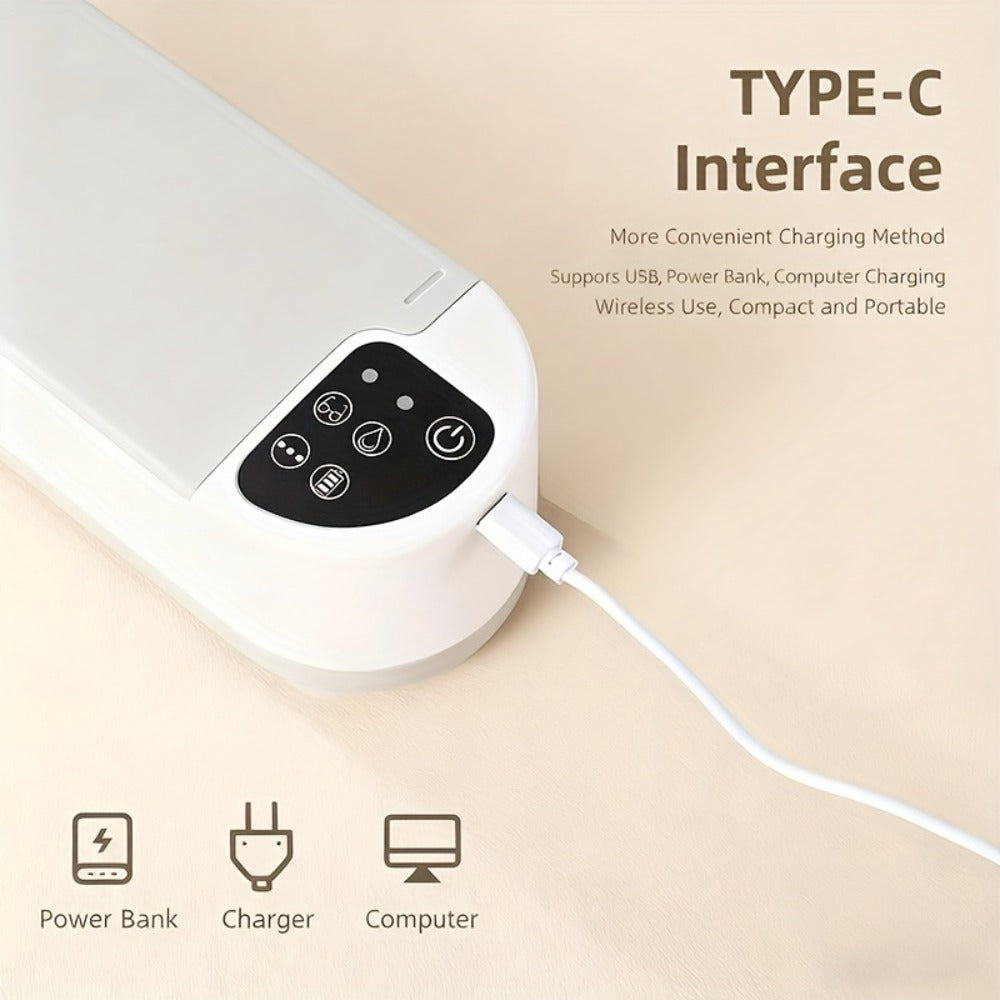 Jewelry Cleaner - Ultrasonic Machine USB Rechargeable Portable High-Frequency Vibration for - product detail view 6