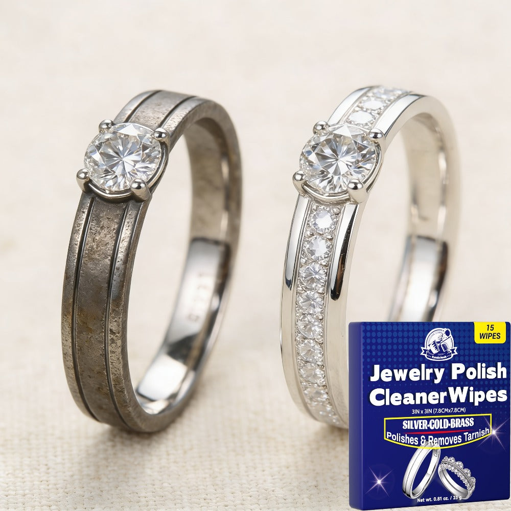 Jewelry Cleaning Cloth - Polishing 15 Wipes Premium Microfiber Sheets for Gold, Silver, Rings - product detail view 4
