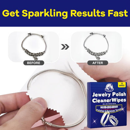 Jewelry Cleaning Cloth - Polishing 15 Wipes Premium Microfiber Sheets for Gold, Silver, Rings - product detail view 9