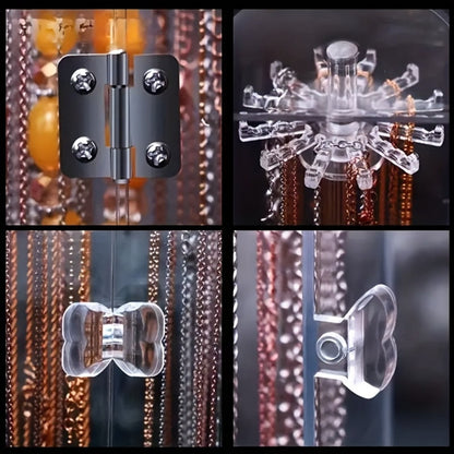 Jewelry Display Stand - Clear Acrylic Dustproof Necklace & Bracelet Organizer with Shelves for - product detail view 11