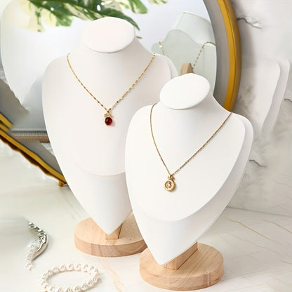 Jewelry Display Stand - Mannequin Neck Portrait Necklace Holder for Home, Boutique & Trade Show - main product view