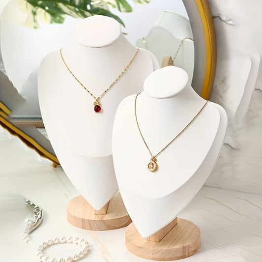 Jewelry Display Stand - Mannequin Neck Portrait Necklace Holder for Home, Boutique & Trade Show - main product view