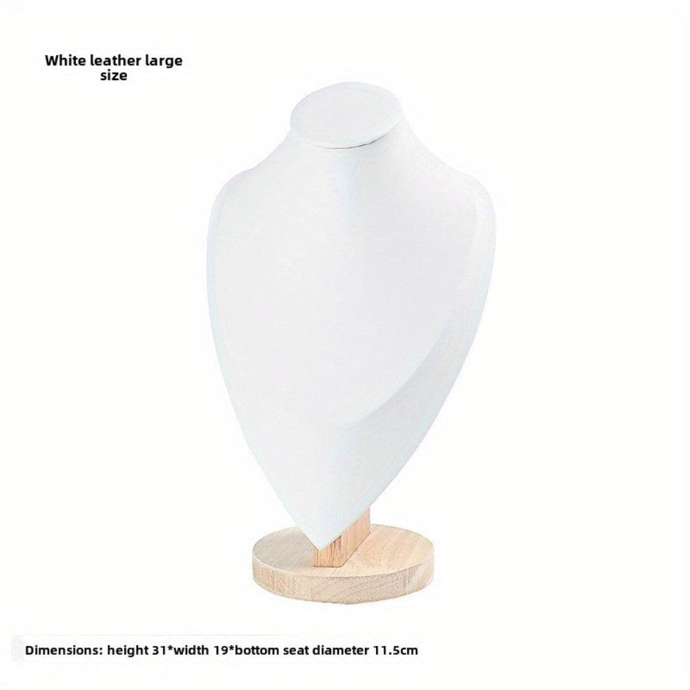 Jewelry Display Stand - Mannequin Neck Portrait Necklace Holder for Home, Boutique & Trade Show - product detail view 9