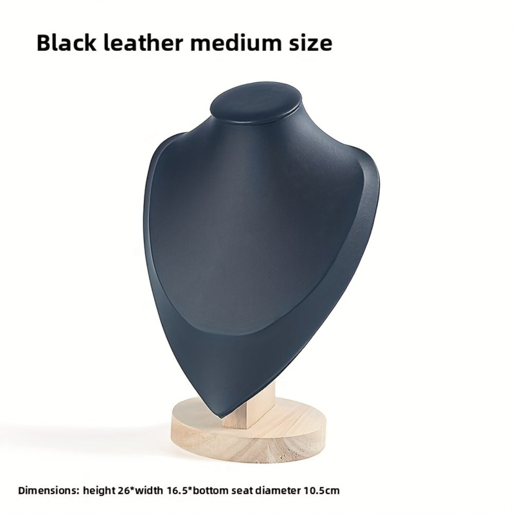 Jewelry Display Stand - Mannequin Neck Portrait Necklace Holder for Home, Boutique & Trade Show - product detail view 11