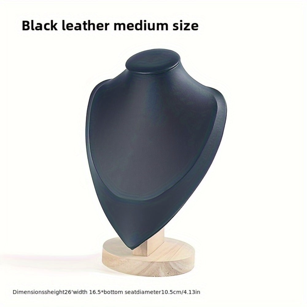 Jewelry Display Stand - Mannequin Neck Portrait Necklace Holder for Home, Boutique & Trade Show - product detail view 13