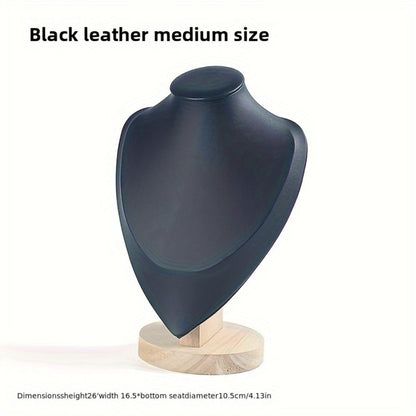 Jewelry Display Stand - Mannequin Neck Portrait Necklace Holder for Home, Boutique & Trade Show - product detail view 13