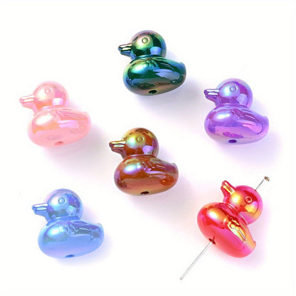 Jewelry Making Beads - Focal for Pens 30pcs 3D Duck Acrylic Bulk for Beadable Pens, Keychains - product detail view 9