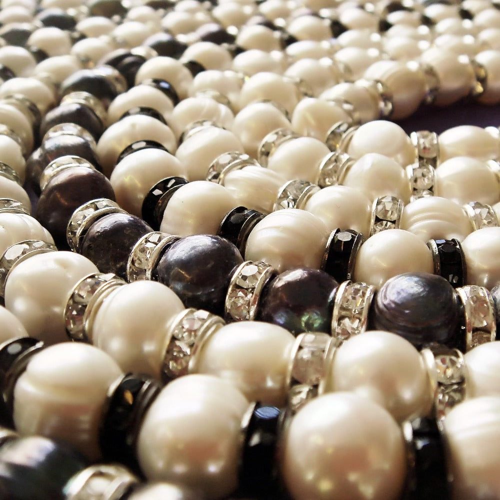 Jewelry Making Beads - Rondelle Spacer 500pcs Mixed Color White AB Iron Round 4mm 6mm 8mm 10mm - product detail view 16