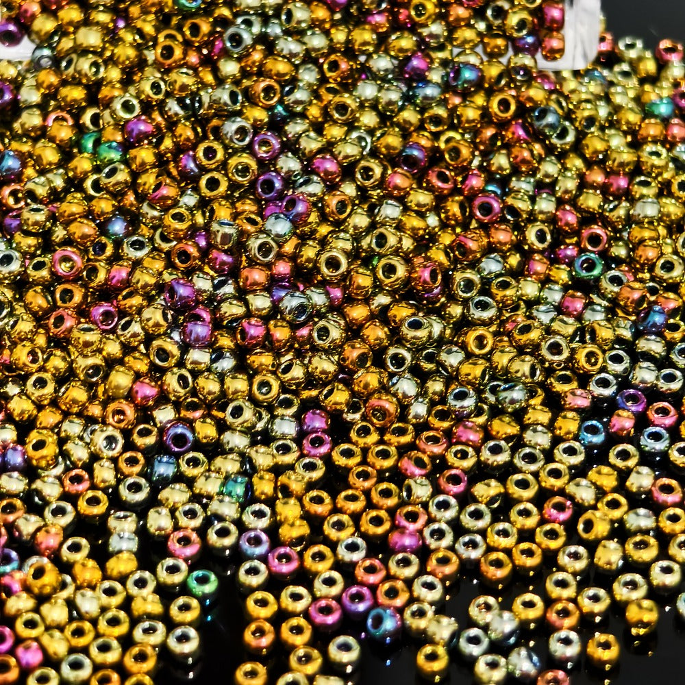 Jewelry Making Beads - Seed 18800pcs 30 Colors 1.8mm Czech Resin Round Spacer Mixed Pack for DIY - product detail view 7